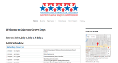 Desktop Screenshot of mortongrovedays.org